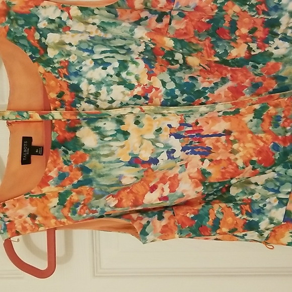 Talbots floral sleeveless dress - Picture 3 of 8